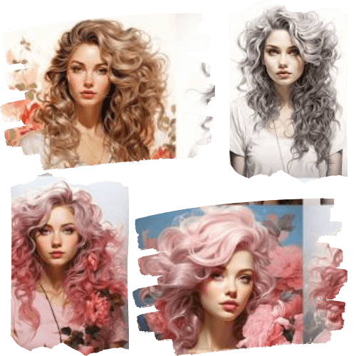 Hairstyle coloring