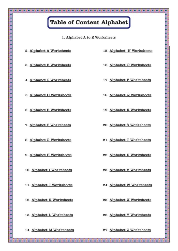 Alphabet Worksheet_Page