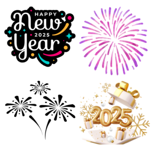 New Year 2025 Coloring